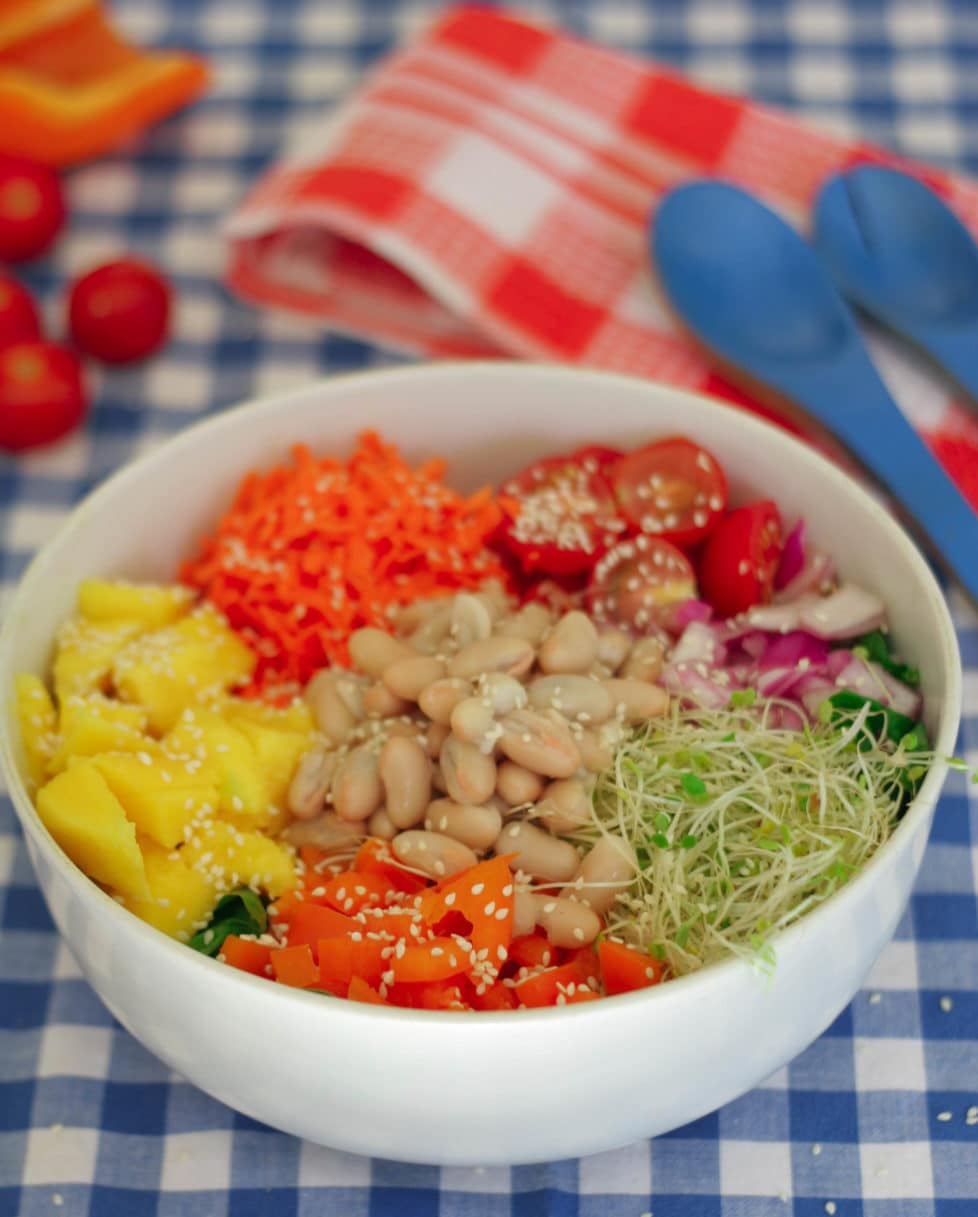 A bowl of salad 