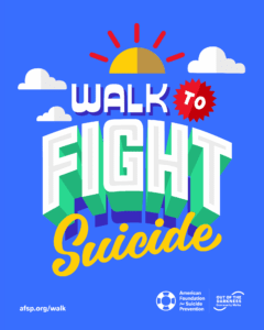 walk to prevent suicide banner